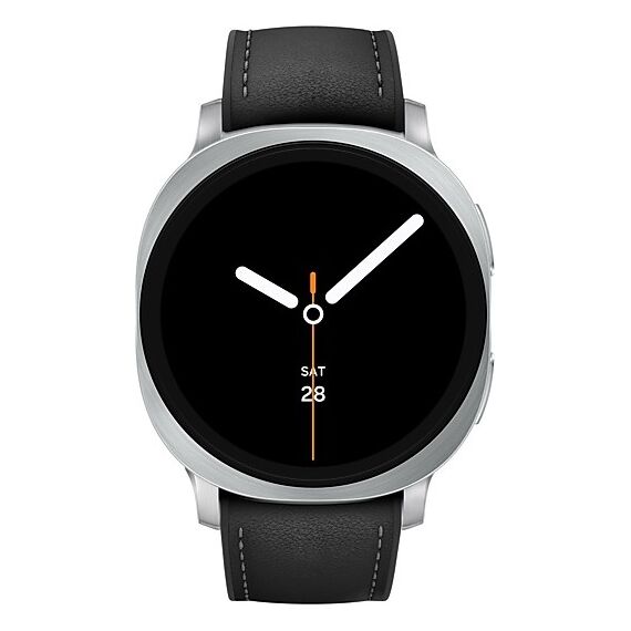 Galaxy Watch8 | 44 мм | Silver | Hybrid/Black | S/M/L, Размер: 44 мм, Цвет: Silver, Тип ремешка: Hybrid, Цвет ремешка: Black, Размер ремешка: S/M/L, Подключение часов: Bluetooth / Wi-Fi, изображение 2